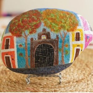 Capilla del Cristo -hand-painted Tennessee rock